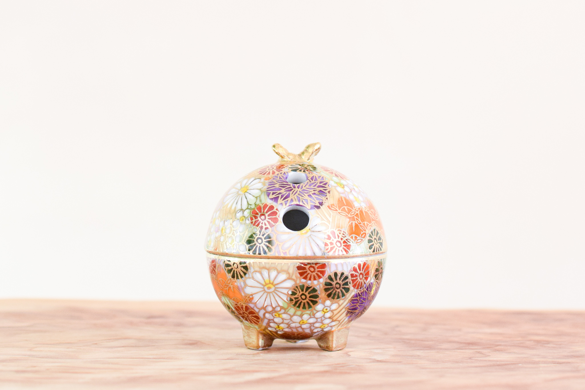 生産終了】2号豆香炉 金花詰 – Juttoku.