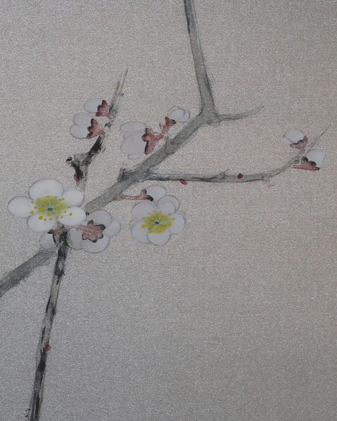 国井幸雪『老松鶴』 肉筆 共箱 縁起物 日本画 掛け軸 掛軸 柳甫 正月