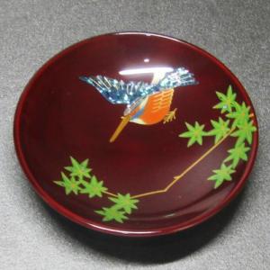 R》輪島塗 黒塗内総沈金松葉 吸物椀5客 木製漆器 木