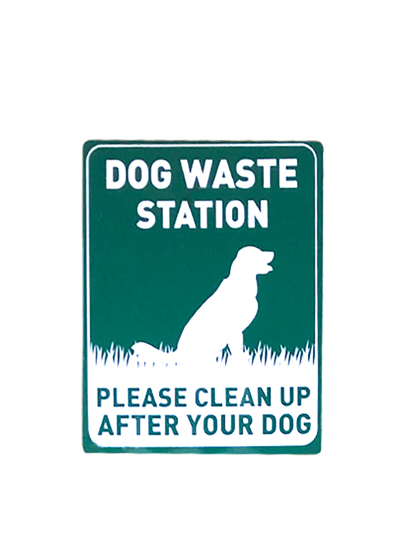 Dog Waste Station Sign – K9 Poop Bags