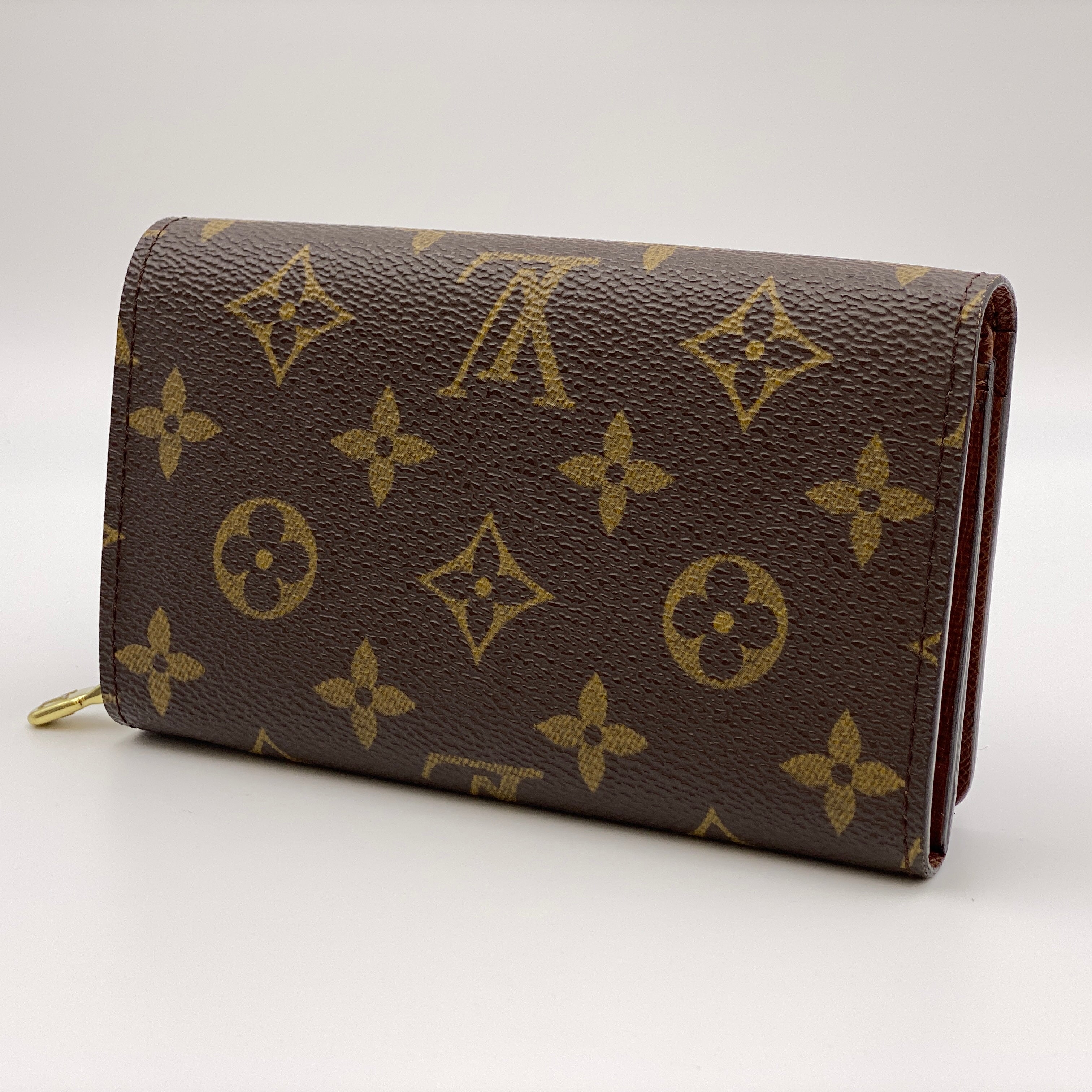 送料無料】 LOUIS VUITTON（ルイヴィトン）モノグラム財布ポルトモネ