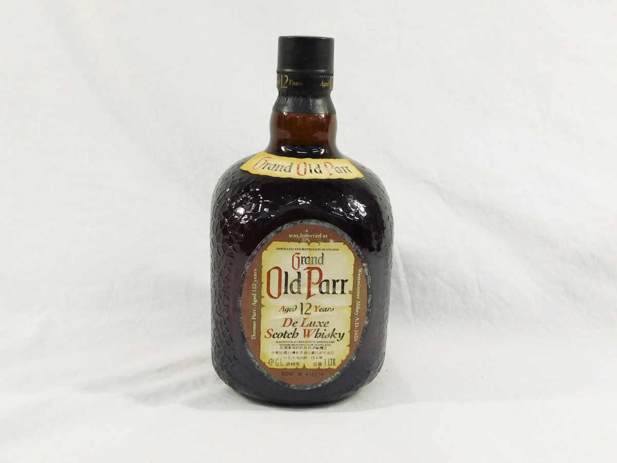 4本セットGrand Old Parr グランド・オールド・パー 12年 4本セット