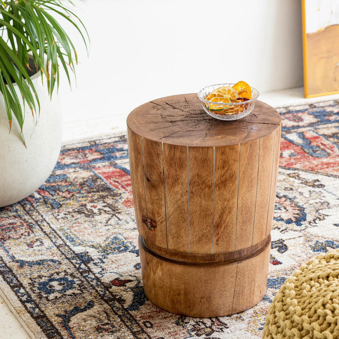 k098 杉 大型 切り株 丸型 椅子 スツール テーブル k098 杉 大型