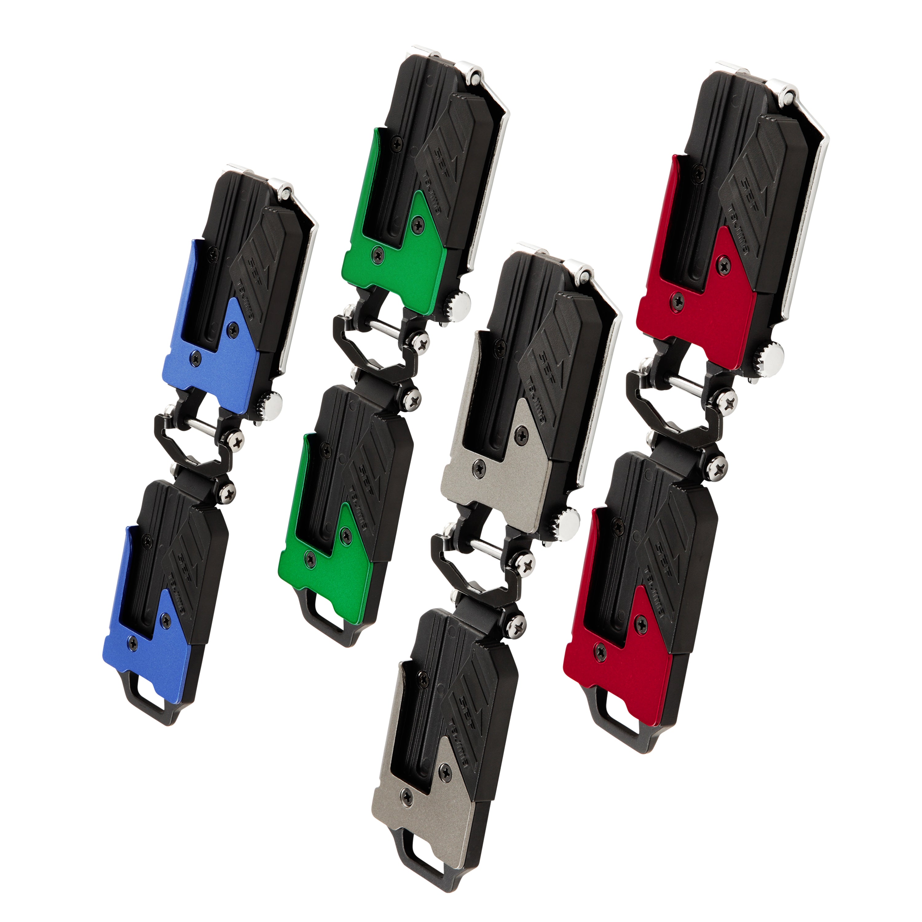 タジマ セフホルダー胴ベルト用 金属上下 右 2連 4色限定品