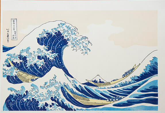 凱風快晴 富嶽三十六景 葛飾北斎 復刻版浮世絵