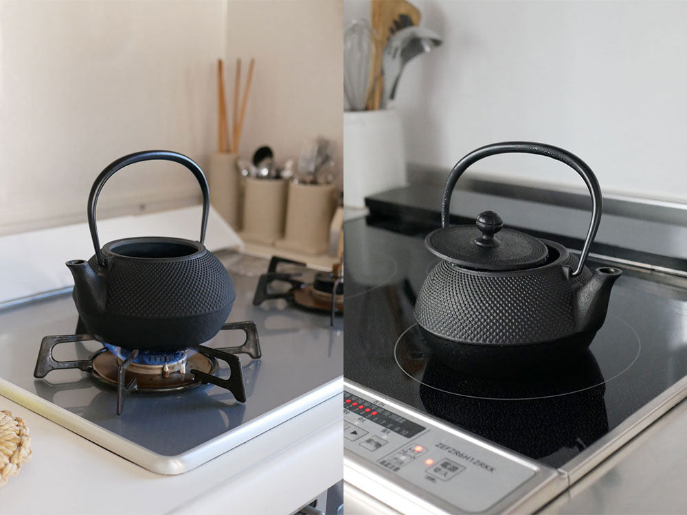 岩鋳＞鉄瓶7型アラレIH対応(内面釜焼) – カチモ | カチあるモノで価値