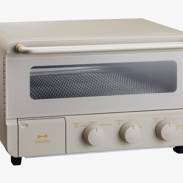 新品未使用】BRUNO スチーム＆ベイクトースター グレージュ スチーム