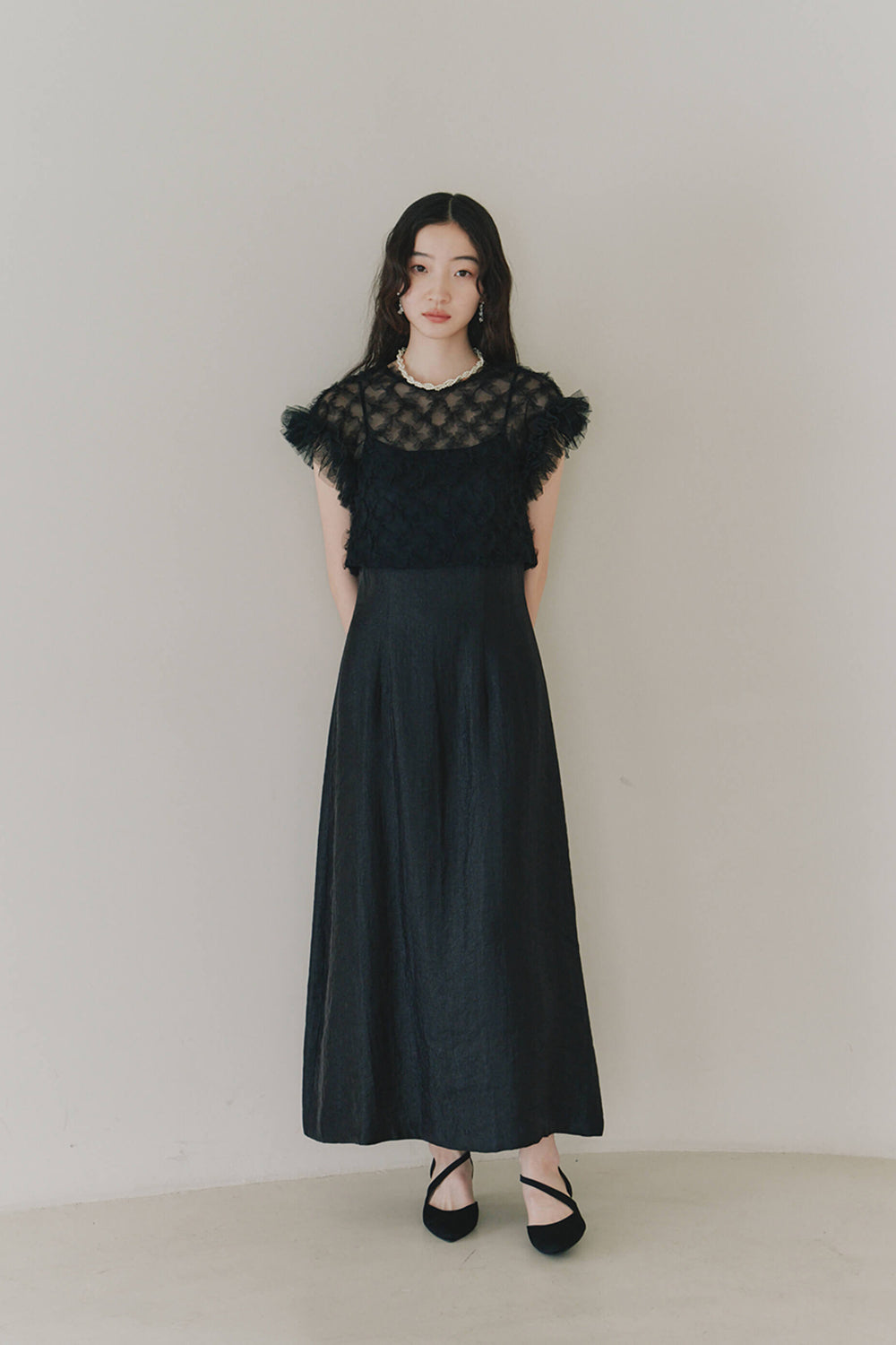 kaene公式オンラインストア ボリュームブラウスセットドレス / 100956