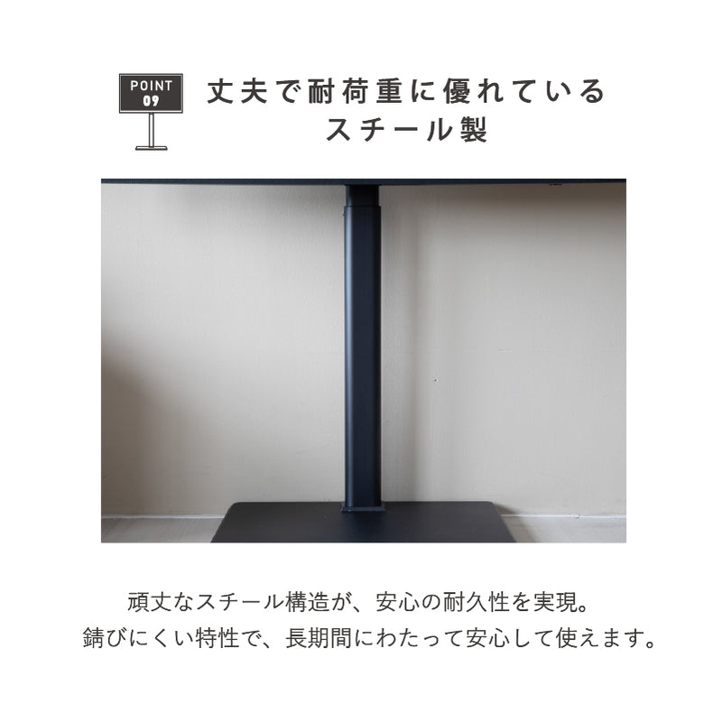 新色追加／ テレビスタンド ハイタイプ 32〜70型 棚付き 左右首振り 高