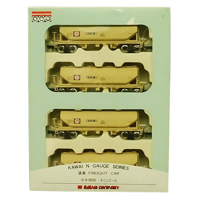 カワイ 河合商会 KP-257 ホキ8300 全農 クリーム色塗装 4両セット 鉄道