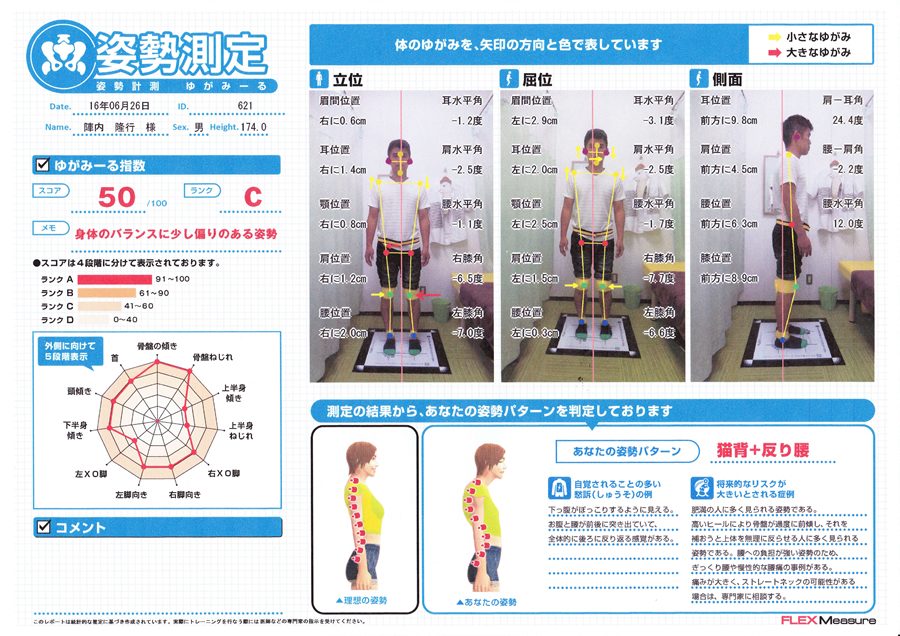 ゆがみーる lite ゆがみーる LITE 姿勢分析