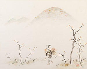 大正昭和期日本画家・酒井三良原画希少厳選作品・