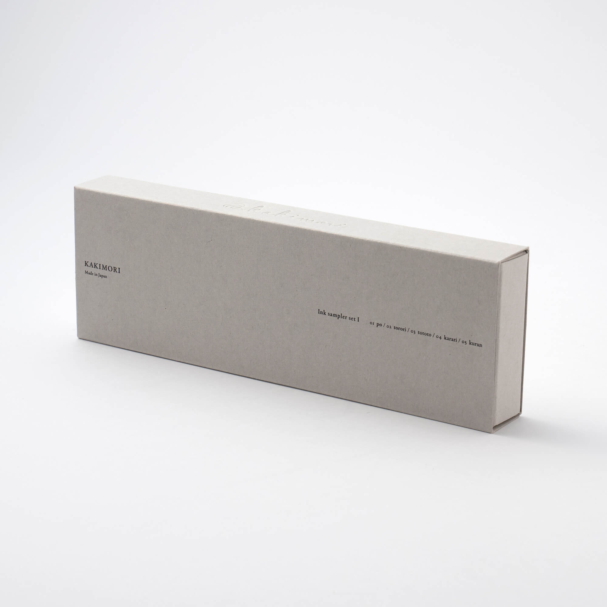Kakimori カキモリ ギフトセット+インク5色セット Ink sampler set I
