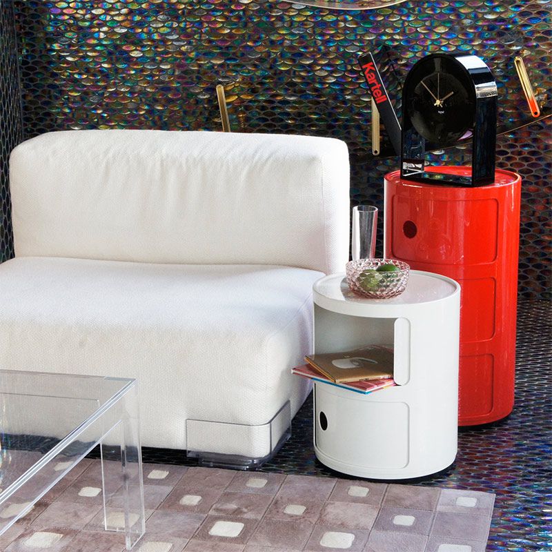 カルテル コンポニビリ ホワイト イタリア製 ラグ ライト サイド