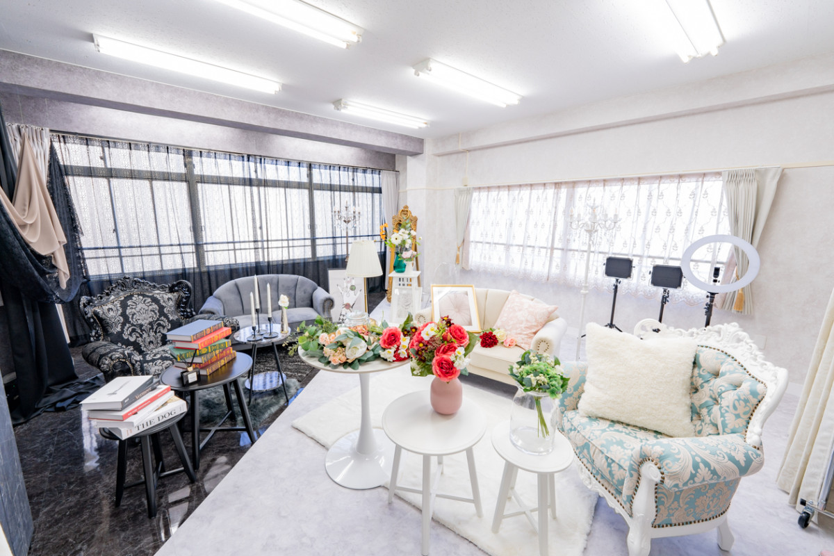 東京都内23区配送無料】アンティーク ファブリック ソファー スタジオ