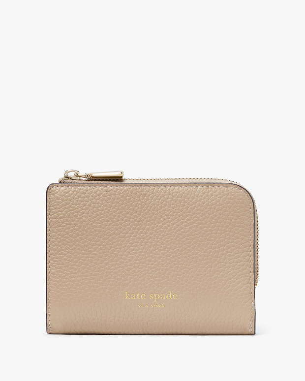 アヴァ カラーブロックド ジップ バイフォールド ウォレット | 二