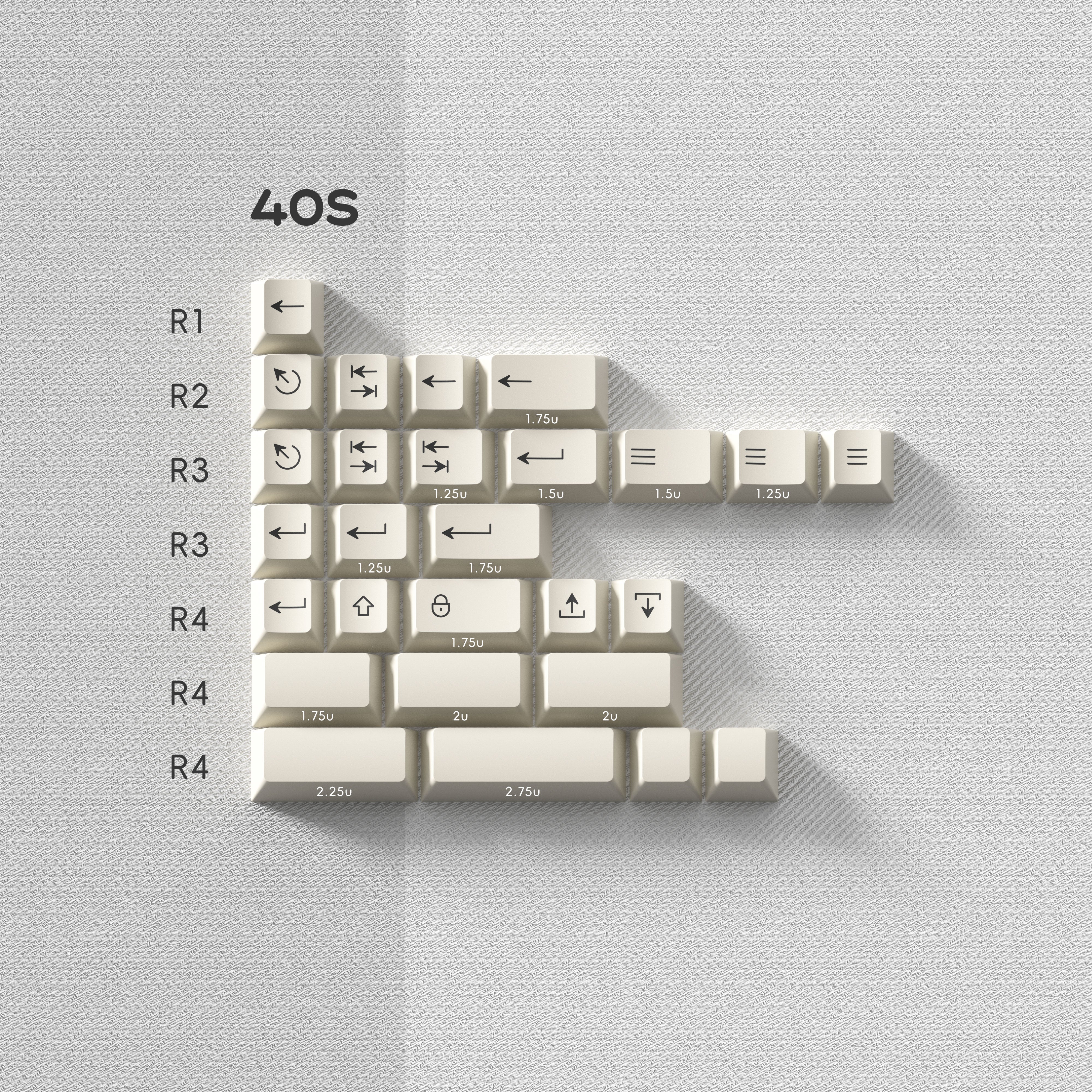 PBTfans Pastel gray – KBDfans® Mechanical Keyboards Store