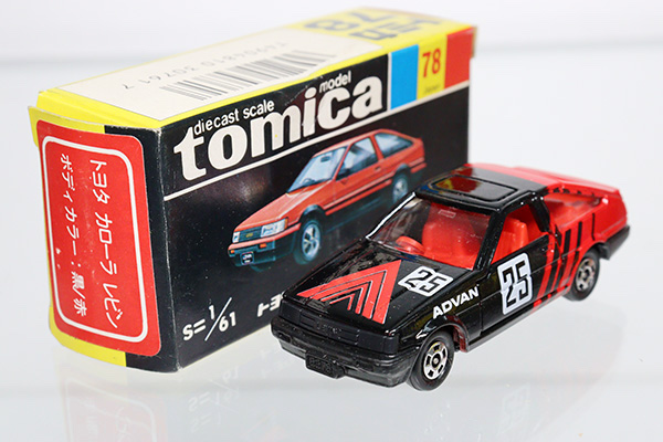 ミニカーショップ ケンボックス トミカ 黒箱☆78☆トヨタカローラ