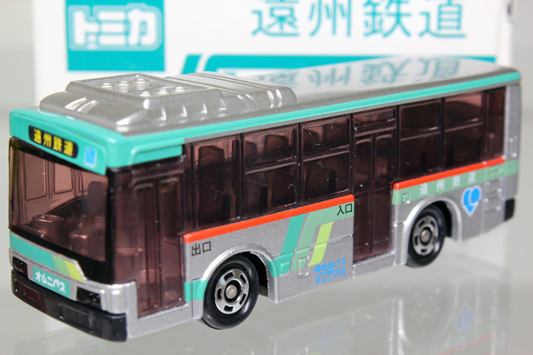 ◇日本製【1/100 遠鉄バス ロングトミカ 三菱ふそうワンマンバス 遠州