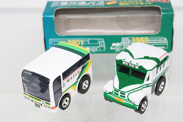 特注チョロQ まちづくり福井(株) すまいるバス（グリーン）6個セット