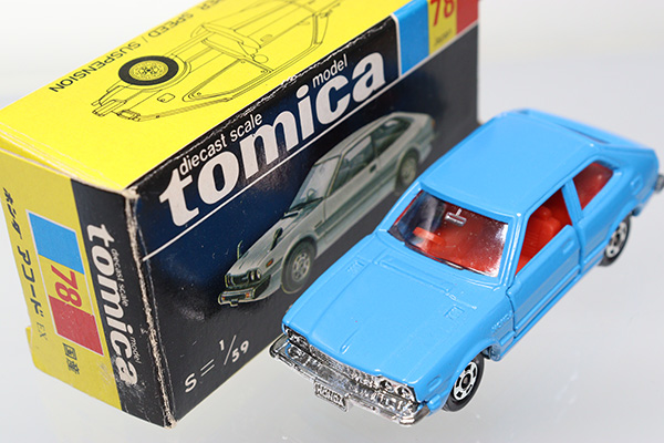 ミニカーショップ ケンボックス トミカ 黒箱☆78☆ホンダアコードEX(青