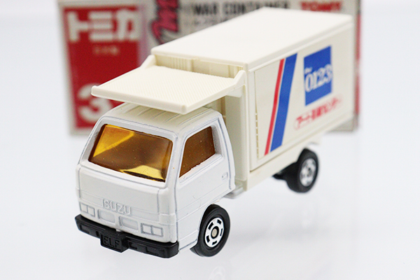 プチプチ梱包！ 絶版 トミカ DHL トラック 廃盤 赤箱 109 いすゞエルフ