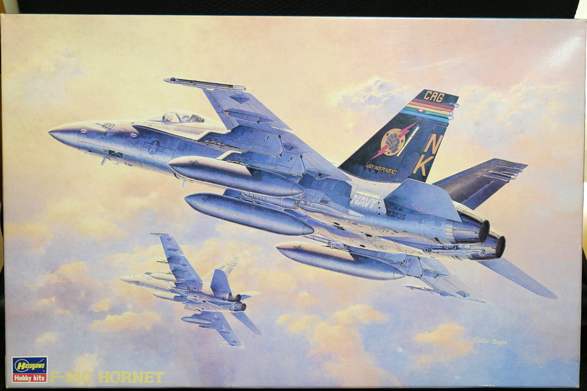 ハセガワ1/48F/A-18C F/A-18C ホーネット ハセガワ 1/48 組立と塗装・製作
