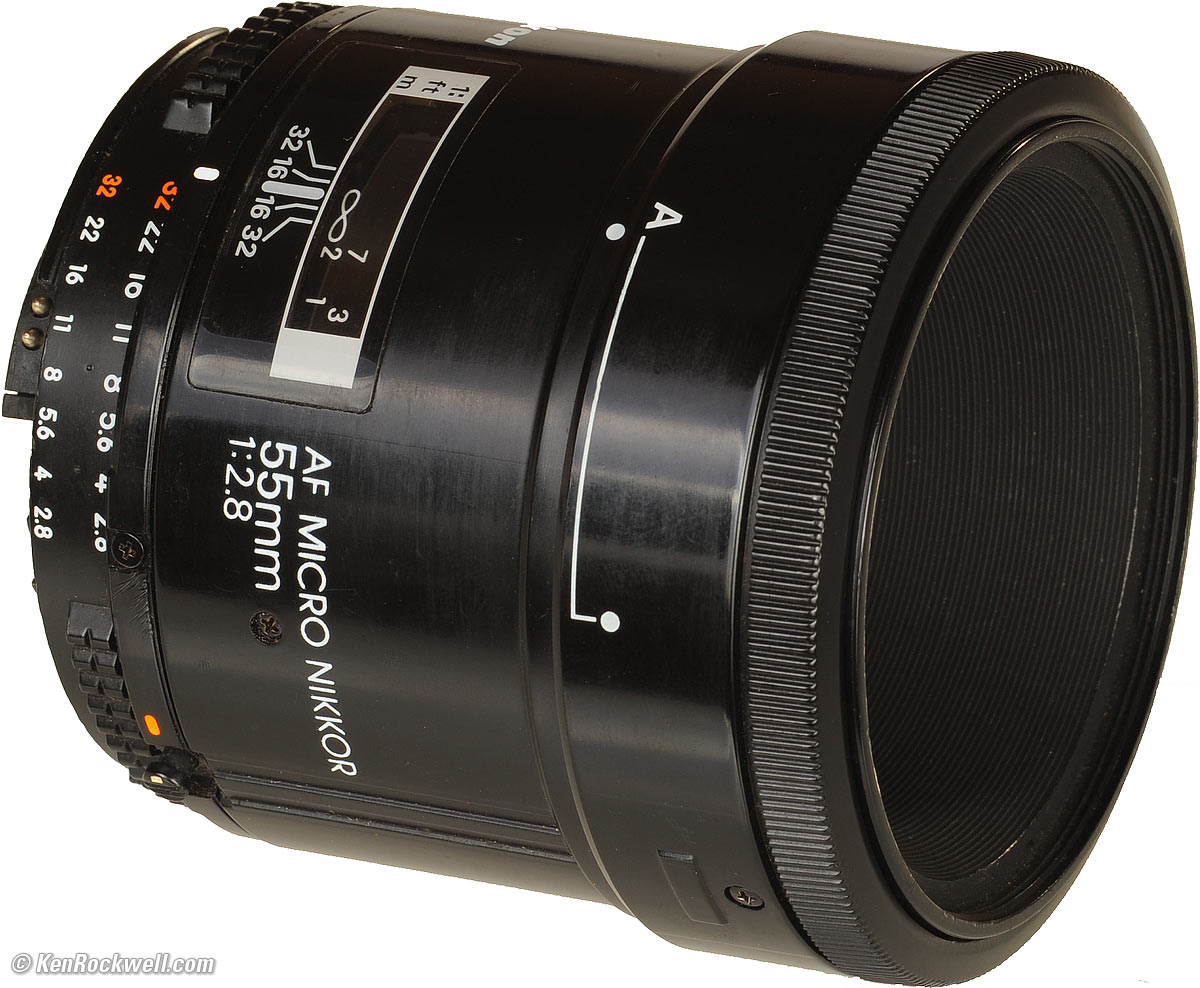 ニコン Micro-Nikkor AF 55mm f2.8 レンズ レンズ(単焦点) Nikon Af