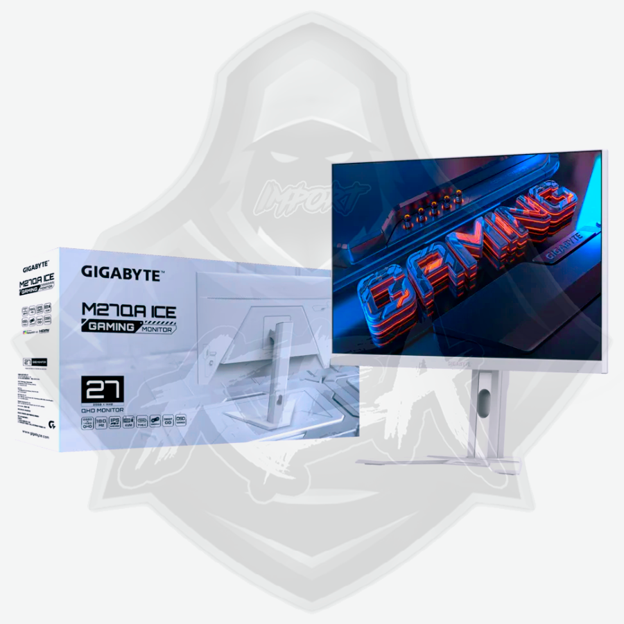 MONITOR GIGABYTE M27QA ICE 27″ QHD HDR400 180HZ IPS 1MS PIVOT
