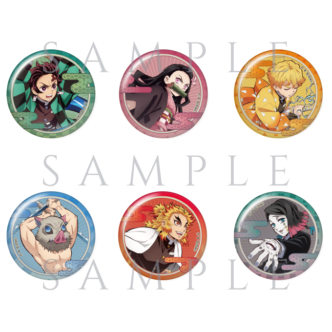 鬼滅の刃 魘夢 無限列車編 ロングラン記念 缶バッジ 鬼滅の刃 魘夢