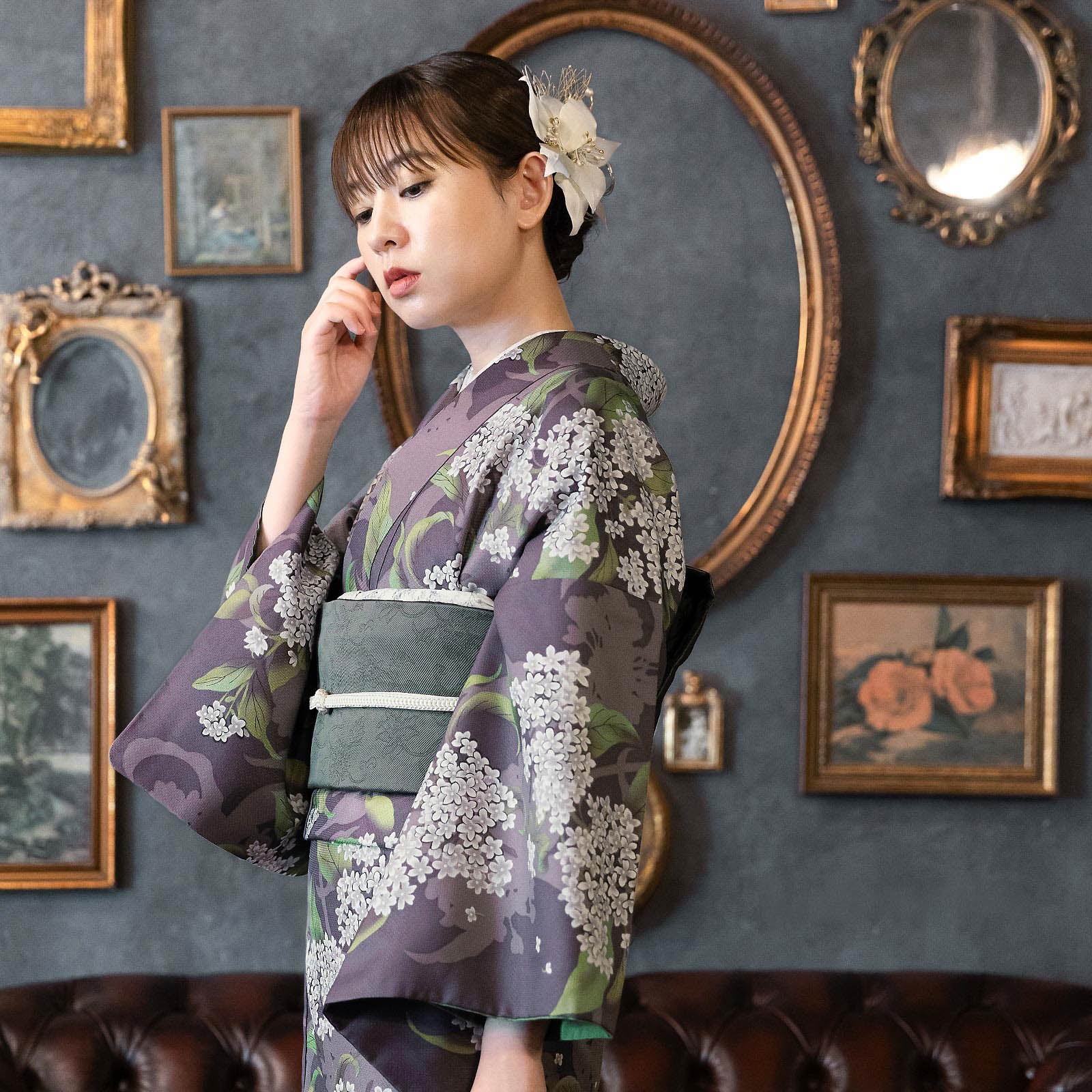 洗える着物 単品 「袷着物単品 全8柄」 KIMONOMACHI オリジナル きもの