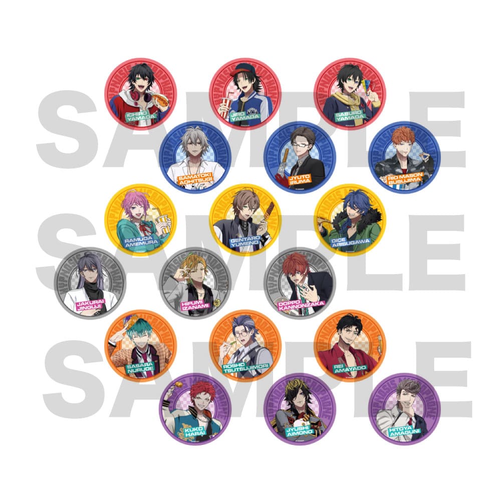 ヒプノシスマイク ヒプマイ 左馬刻 Leaders リーダーズ 缶バッジ 10点