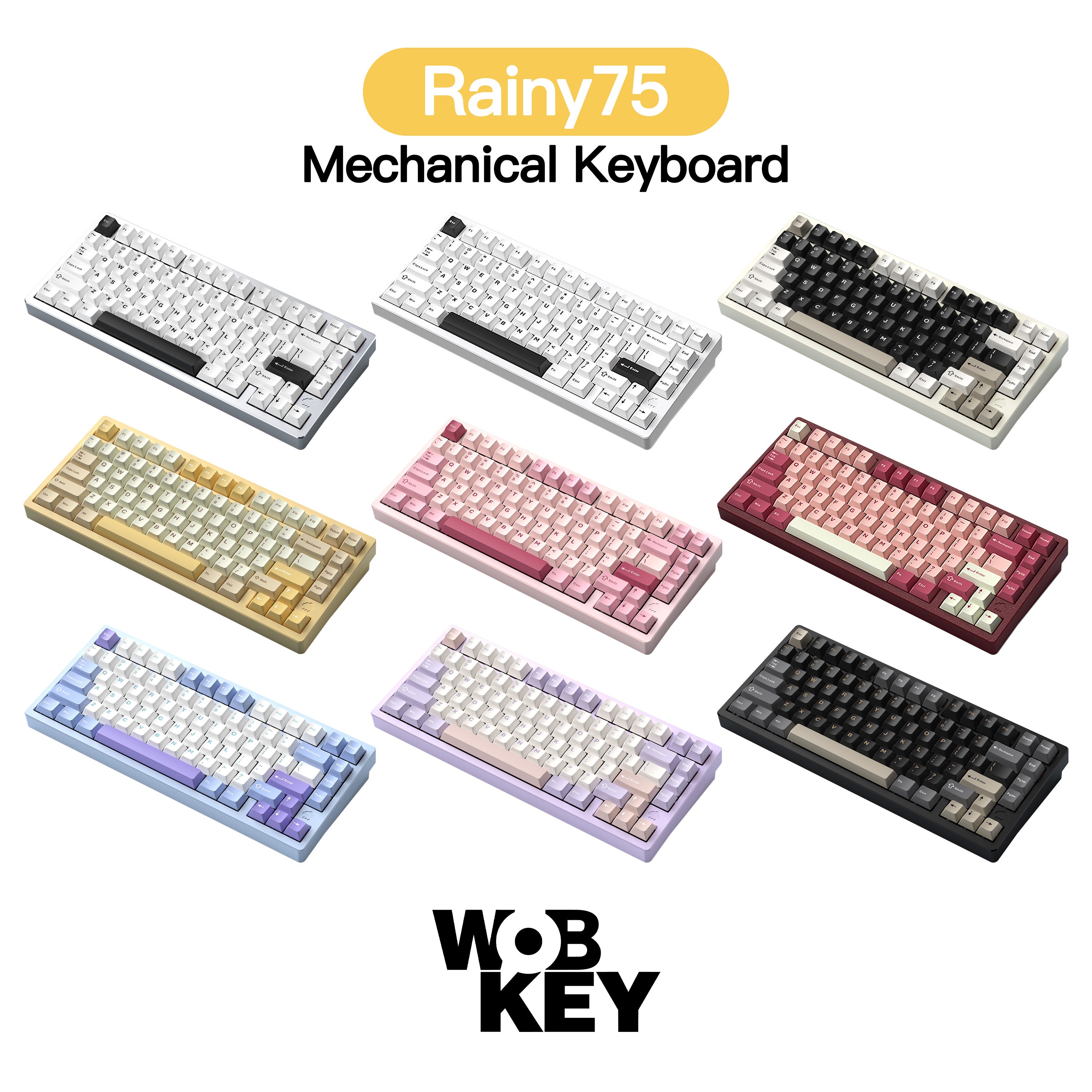 WOBKEY Rainy75 RT Pro ミッドナイトブラック【新品未開封】 WOBKEY