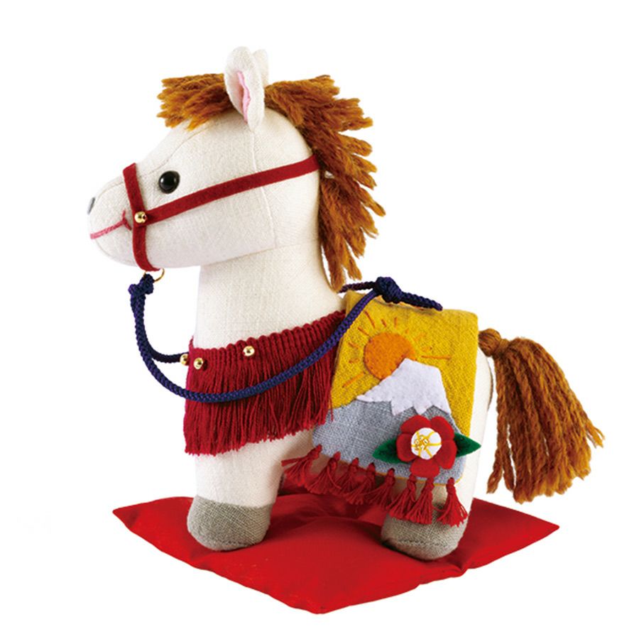 2026干支ぬいぐるみキット 富士の飾り馬 |生地 和柄/和布/ちりめん手芸
