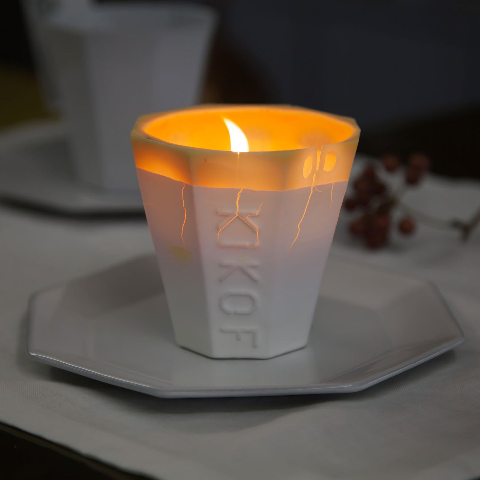 Rice bran Candle 01 キャンドル | KIKOF キコフ KIGI キギ design