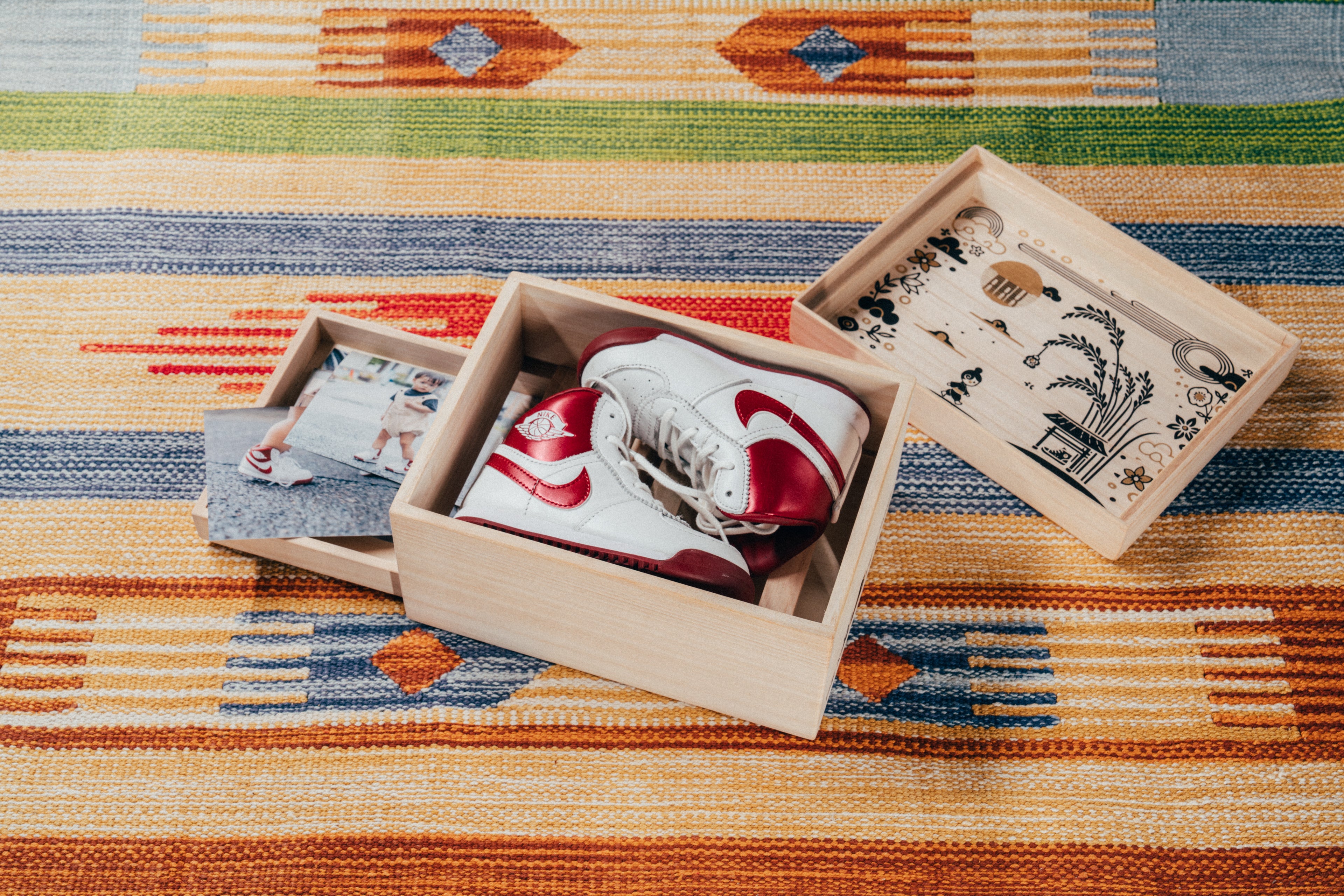 ARK-アルク- ファーストシューズ用桐箱スニーカーBOX – 桐尊足