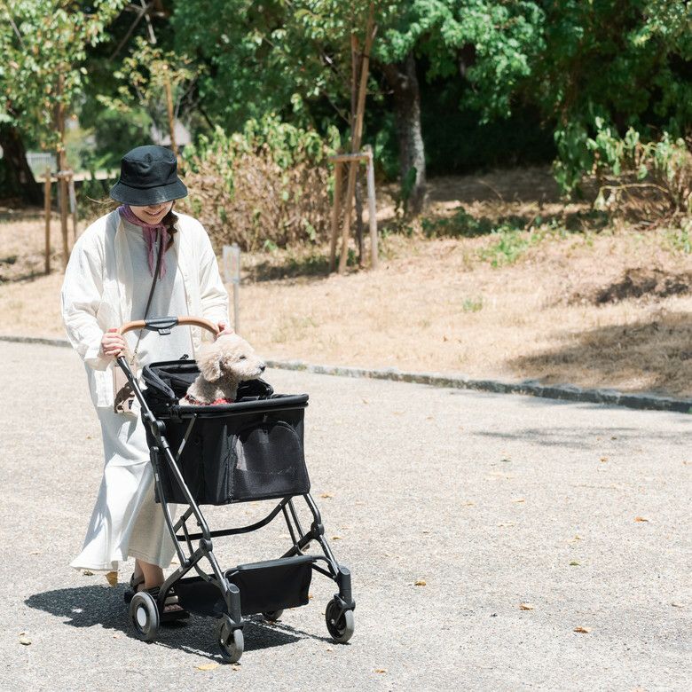 2WAY ペットカート ブラック | KISSBABY