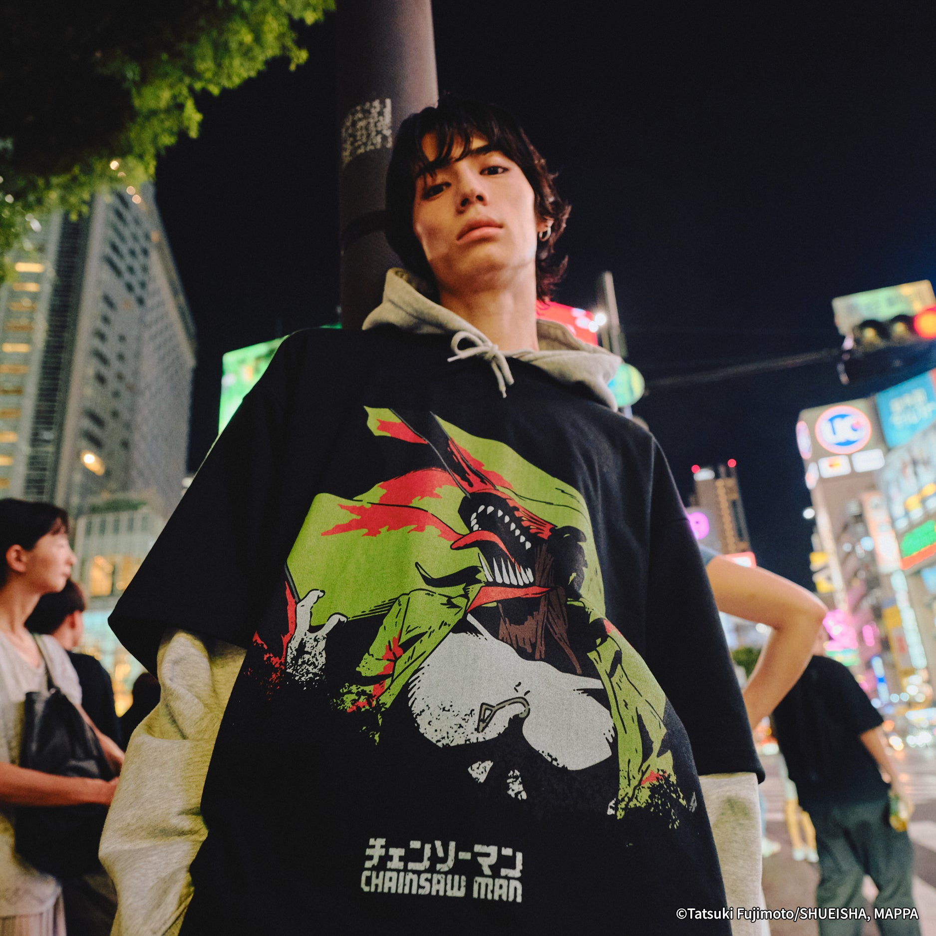 Chainsaw Man - Full Print T-Shirt (Black) – Kissui