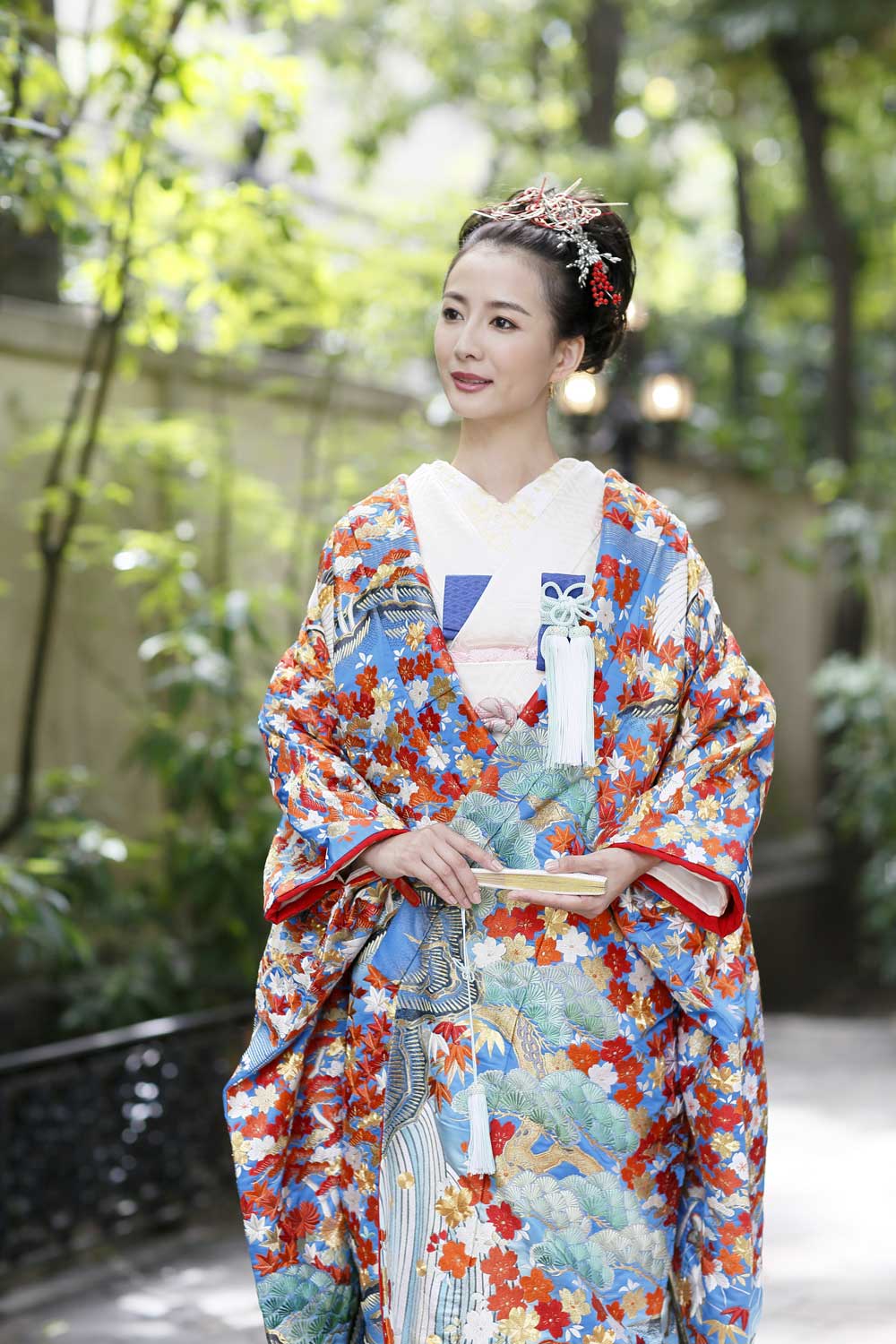 織りと染のコラボレーション！色打掛撮影 | 着付け師 杉山幸恵［公式