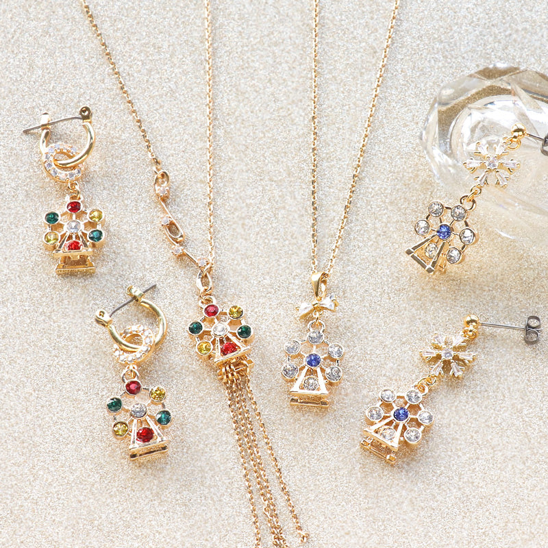 4℃ ゴールド リーフ型ピアスチャーム2点・ネックレスセット 楽天市場