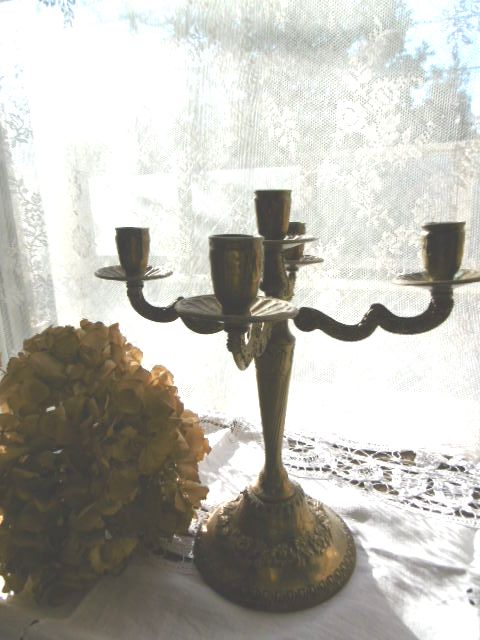 アンティークキャンドルスタンド 5灯 ヨーロッパブロカント 鉄製