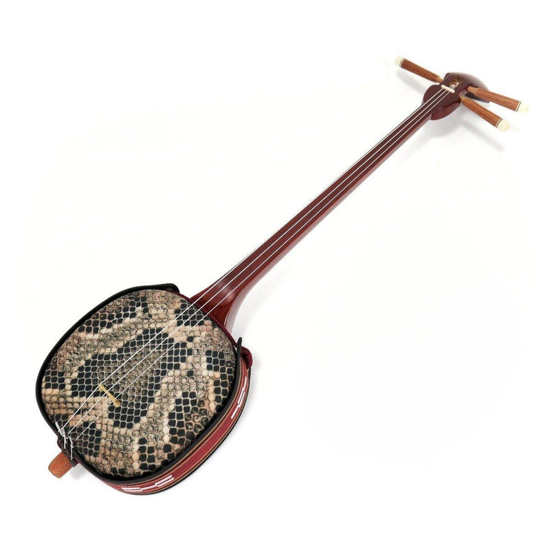 沖縄三線 真壁 扱いやすい人工皮貼り 沖縄三線 真壁 扱いやすい人工皮