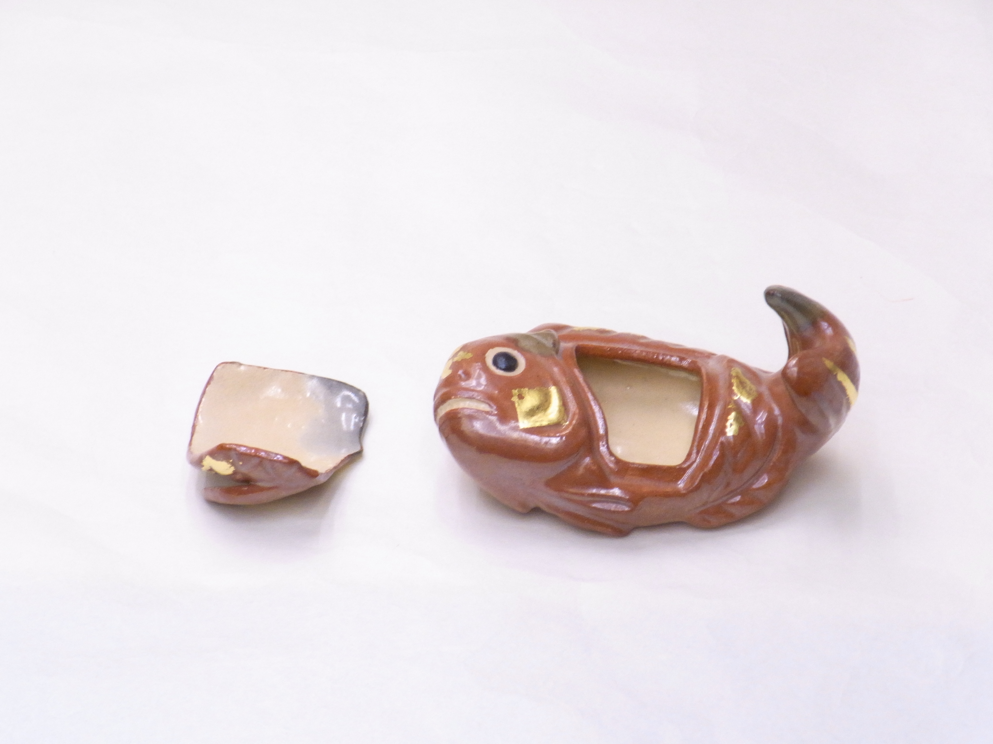 イ296 香合『加州梅山窯 香野壮明』『鯛 香合 共箱』茶道具 【公式通販】