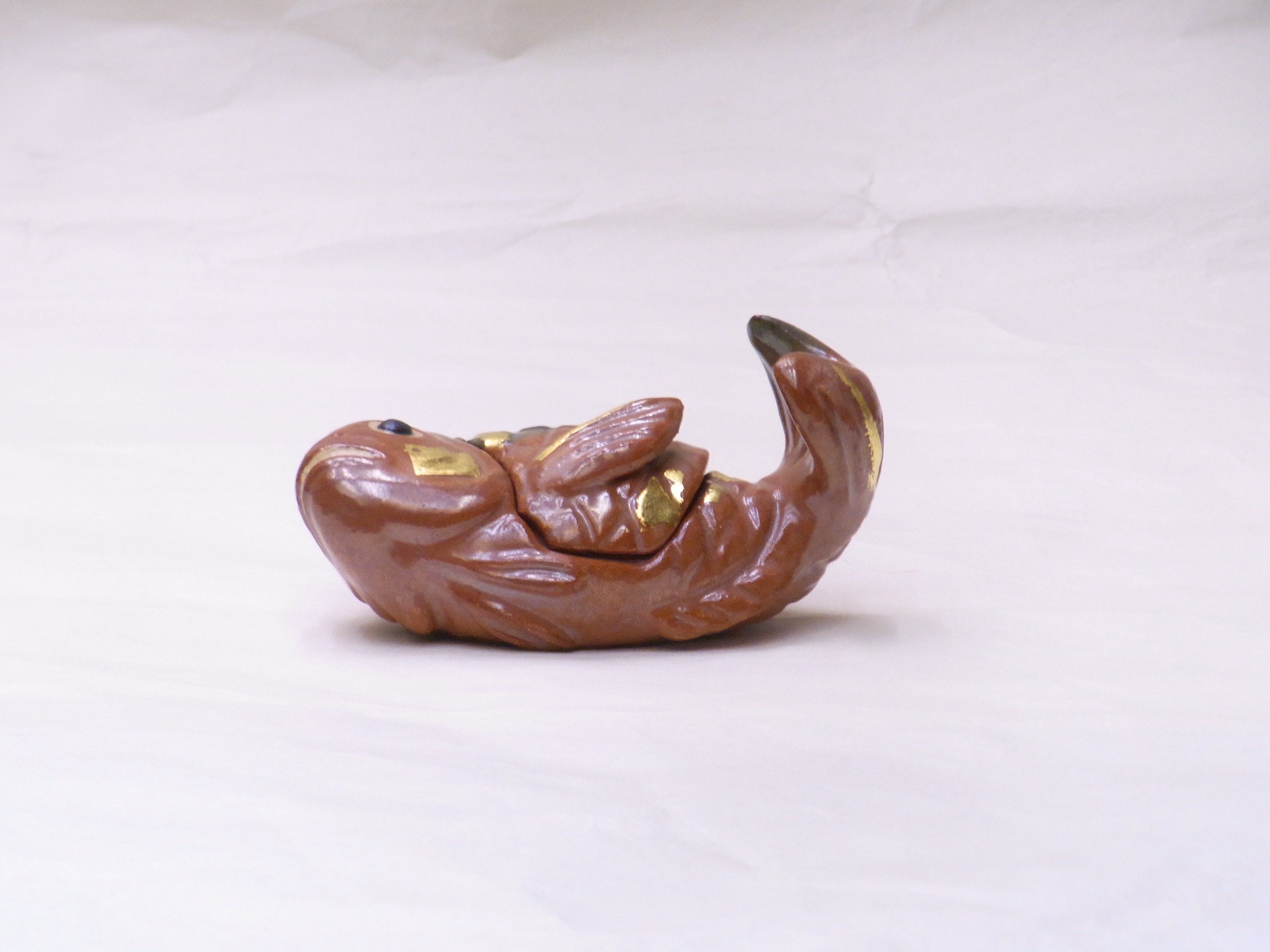 イ296 香合『加州梅山窯 香野壮明』『鯛 香合 共箱』茶道具 【公式通販】