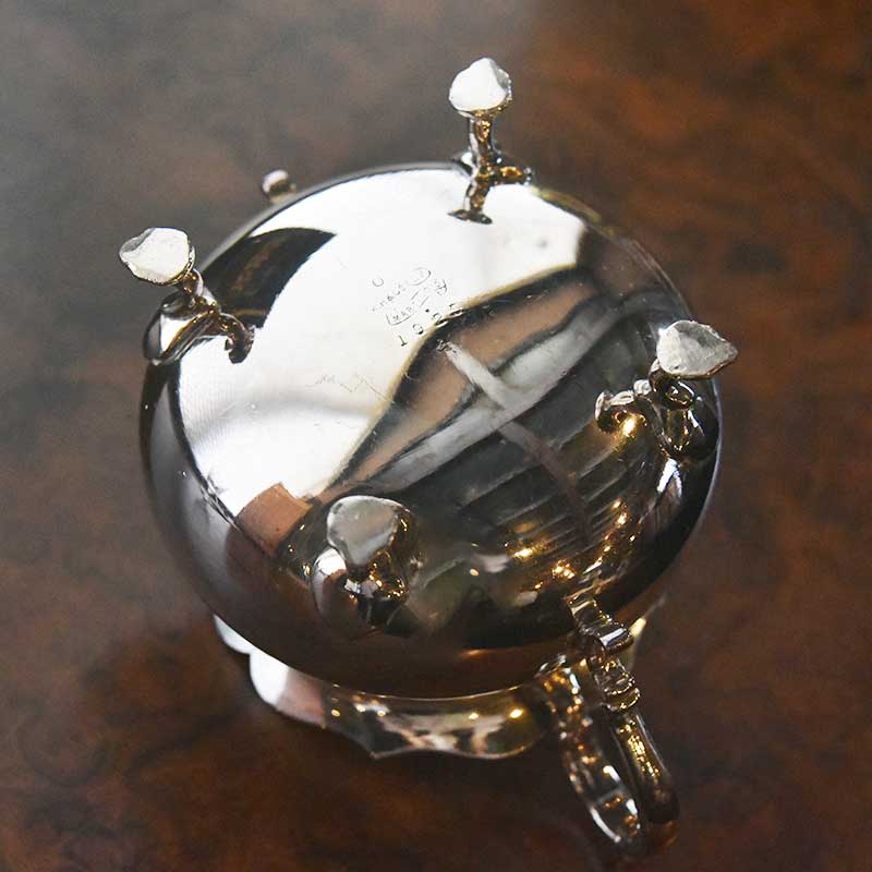 1929 M＆H CO シルバープレート シュガーポット – 神戸アンティーク