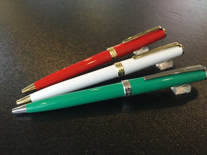 モンブラン ☆カスタム・バフ仕上げNo2735☆2色ボールペン鏡面仕上げの