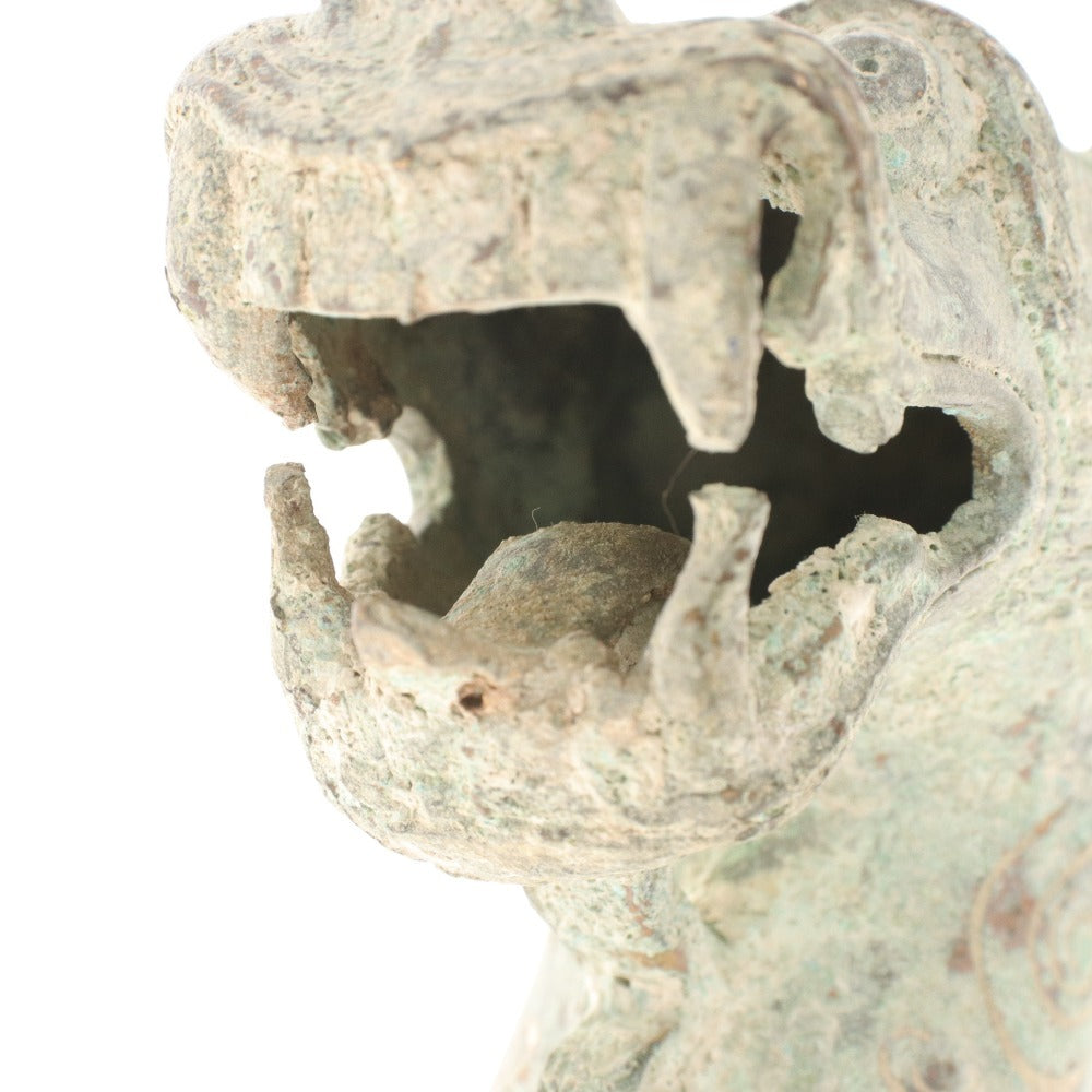 中国 玉石彫刻 神獣 根付 紙鎮 置物 C 8526E 中国 玉石彫刻 神獣