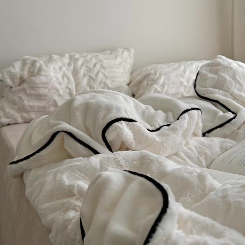 もちふわパイピング立体ウェーブ寝具セット – kocol