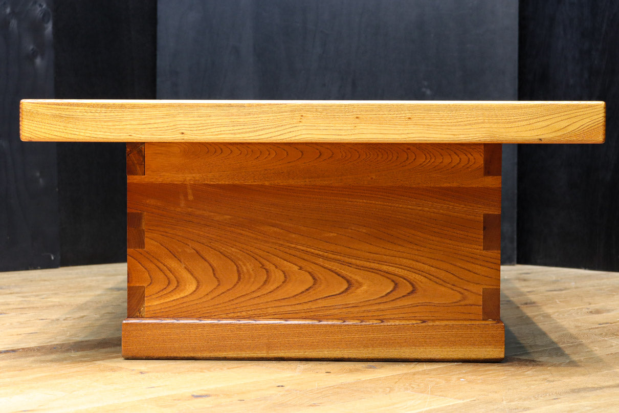 欅けやき 天然木 無垢材 火鉢 関西火鉢 大和火鉢 長火鉢 囲炉裏 古民具