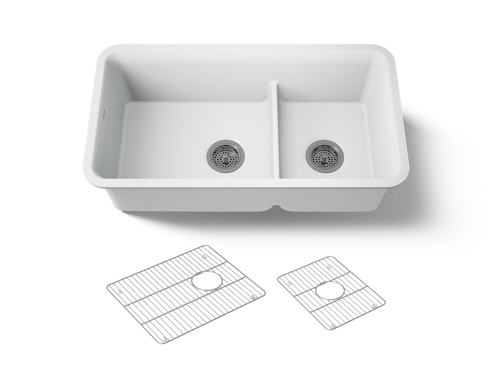Cairn Undermount Large/Medium Kitchen Sink | K-27786 | KOHLER